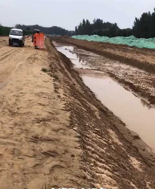 淄博高青县河道降水